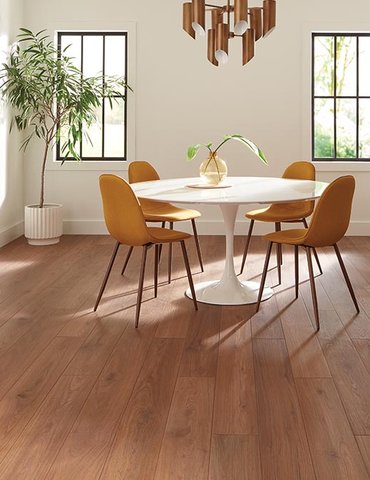 Dining Room Luxury Vinyl Plank LVP -  Signature Flooring & Interiors, IL