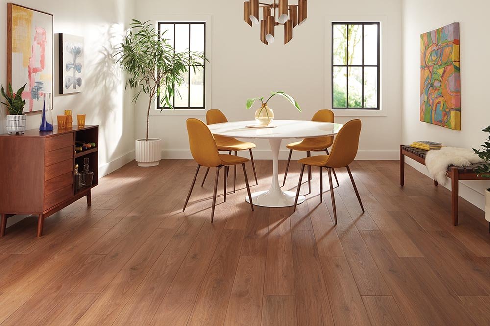 Dining Room Luxury Vinyl Plank LVP -  Signature Flooring & Interiors, IL